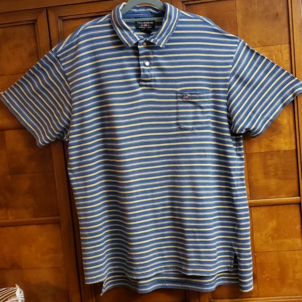 Ralph Lauren Stripe 100% Cotton Shirt Size XL/EXG - Picture 1 of 8